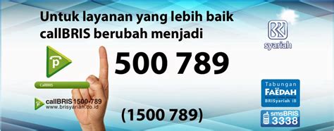 Call center bri syariah Customer Care, Kontak Call Center